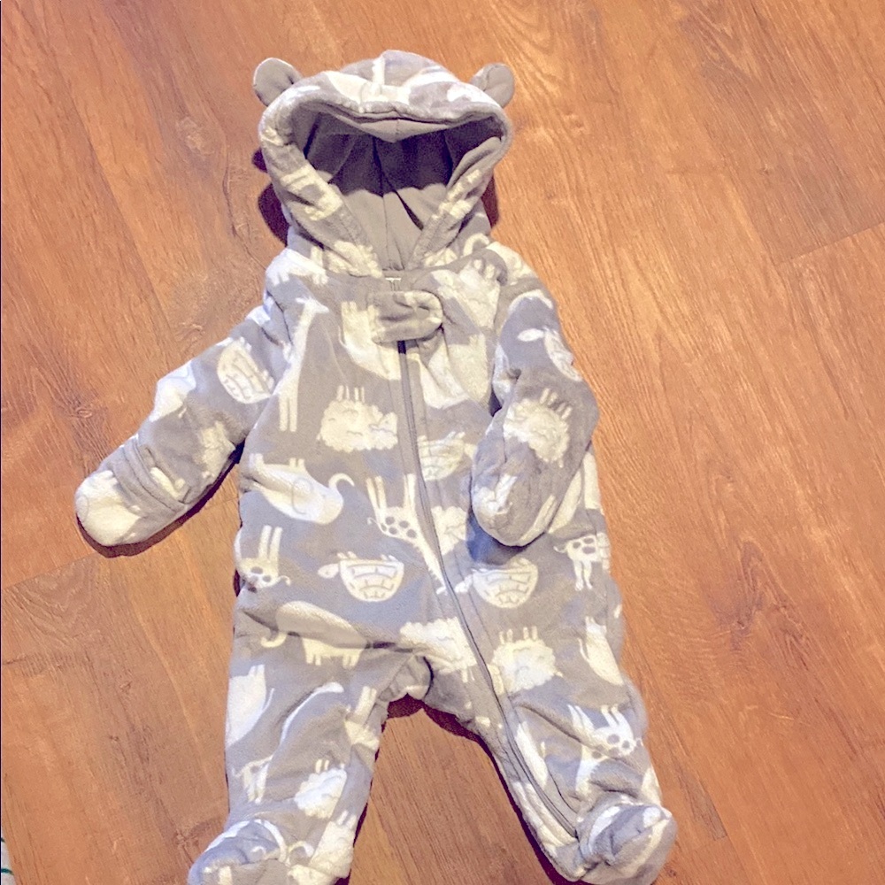 Cozy Winter Baby Onesie